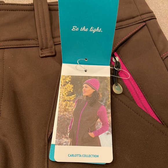 ISIS NWT “CARLOTTA” soft shell winter snow sports skirt in Dark Roast - Picture 16 of 16